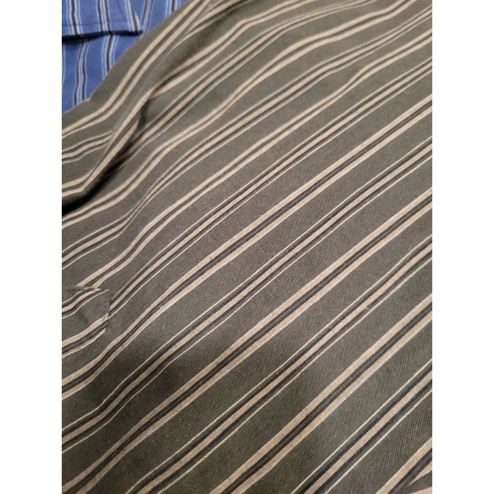 Lot of 2 Van Heusen Studio Mens XLT Tall Striped Long Sleeve Button Down Shirts‎ - Picture 5 of 10